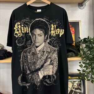 Vintage Michael Jackson King Of Pop Tshirt size XL